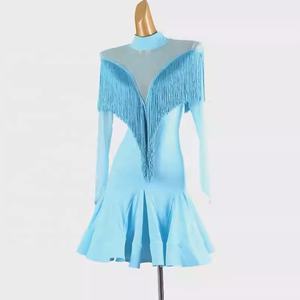 ชุดเต้นรำลาตินผ้าไหม/ผ้าฝ้ายพิมพ์ลายคุณภาพสูง ชุดเดรสชิ้นเดียวสำหรับ<span class=keywords><strong>การ</strong></span>สอบศิลปะ <span class=keywords><strong>การ</strong></span>แสดง <span class=keywords><strong>การ</strong></span>แข่งขัน  ไซส์ใหญ่ รุ่นใหม่ สำหรับเต้นรูมบ้า ชะชะช่า - Product Image 1