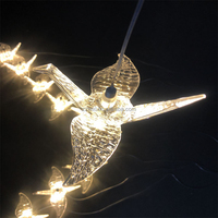 Lustre LED suspendu pour scène de mariage, 10 têtes, en acrylique, indice de protection IP33, blanc chaud, pour plafond, décoration d'événements domestiques, éclairage moderne