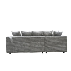 Set Divani Turchi Moderni <span class=keywords><strong>Divano</strong></span> Angolare a L in Tessuto Grigio - Product Image 4