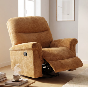 Sillón Reclinable Giratorio Manual con Función Extensible, Sofá Moderno para Espacios Pequeños, Sillón Reclinable para Sala de Estar - Product Image 1