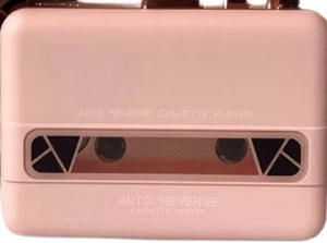 เครื่องเล่นเทปคาสเซ็ตแบบย้อนกลับอัตโนมัติสไตล์เรโทรขายดี สีเขียวชมพู เครื่องบันทึกและเล่นเทปคาสเซ็ตสำหรับผู้รักเสียงเพลงวินเทจ - Product Image 2