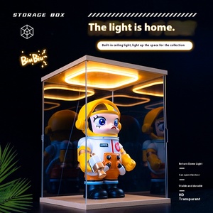 Acrylic Echo đèn hiển thị hộp bụi che cho LEGO cầm tay mù Gundam mô hình Lưu trữ hình chữ nhật hình dạng nhôm Pet đa kích thước - Product Image 2