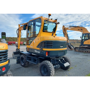 Mini-excavatrice sur roues Hyundai R55W-9A, compacte, 5,5 tonnes, pour petits espaces, à vendre - Product Image 3
