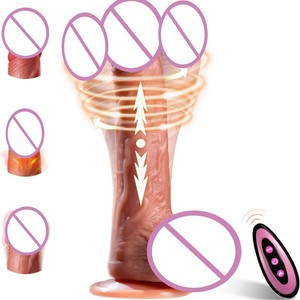 Dildo Realistico in Silicone Liquido Cannon King Roman Emperor con Vibrazione, Riscaldamento, Telecomando e Telescopico per Donne - Product Image 2