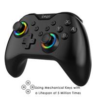 Control Inalámbrico para Juegos SW123 para Switch2 / PC con Vibración de Doble Motor, Sensor de Movimiento de Seis Ejes, Iluminación RGB y Función Turbo