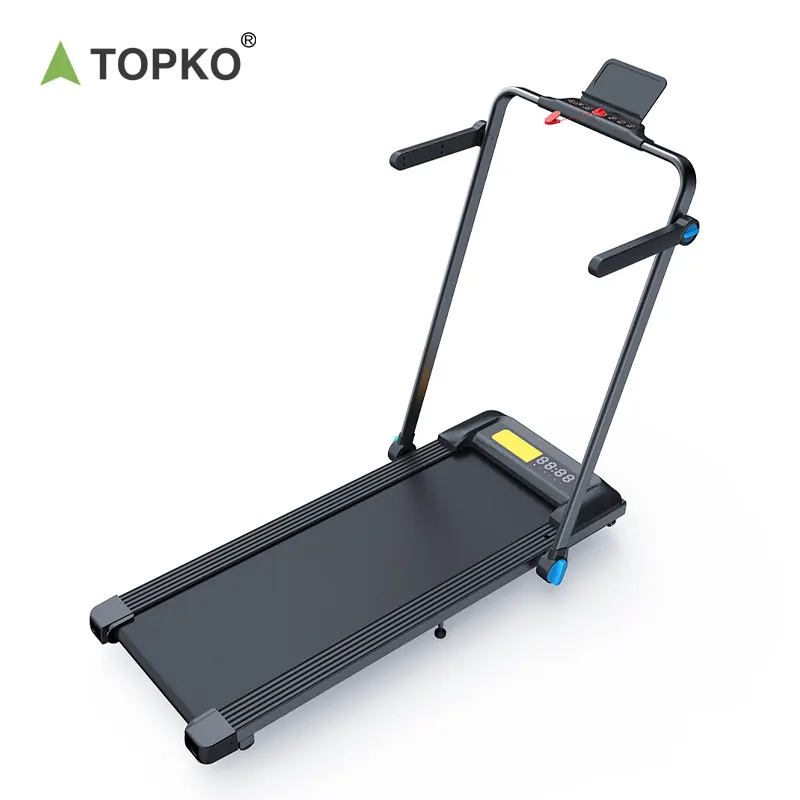 منتج جديد من TOPKO مسند للمشي قابل للطي للاستخدام المنزلي ومحرق الدهون مسند للتمارين الرياضية في الأماكن الداخلية وفقدان الوزن جهاز المشي قابل للطي