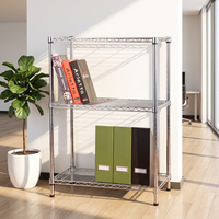 Étagère de bureau à 3 niveaux, étagère de bureau, armoire de classement en métal, armoire à dossiers