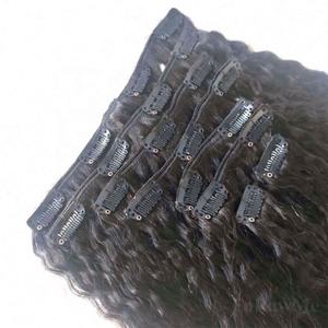 Extensiones de Cabello Natural Vietnamita ISWEET, Clip-ins Sin Costuras, Cabello Remy Real, Liso y Rizado, Extensiones de Cabello con Clip - Product Image 3