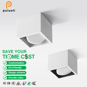 Puluoti bề mặt gắn kết <span class=keywords><strong>LED</strong></span> Spotlight + Có thể thay thế <span class=keywords><strong>gx53</strong></span> <span class=keywords><strong>LED</strong></span> bóng đèn 5W 7W 9W Trần Đèn tại chỗ AC110 220V 3000K/4000K/6000K - Product Image 1