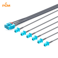 Cable Ethernet Automotriz 6 en 1 GEMnet Hembra a 6x MATEnet Hembra TE 1-2428482-4 a 2302510-9 para Comunicación en Vehículos