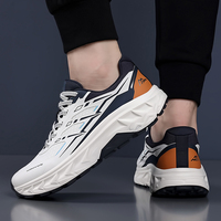 Chaussures de trail pour hommes, respirantes, en mesh, avec amorti, antidérapantes, pour la randonnée et le trekking, baskets athlétiques, logo personnalisé accepté