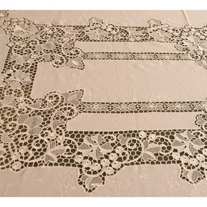 Bumper nho chủ đề vải lanh thêu bảng vải - Product Image 2