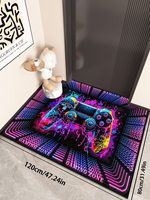 Gamepad Pattern Boden teppich Moderner rutsch fester Teppich aus Polyester für dekorative Boden matte im Wohnzimmer