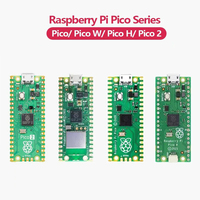 Raspberry Pi Pico/2 original, Pico con placa de desarrollo WiFi inalámbrica, Pico o Pico H con conector de pines, compatible con MicroPython/C++