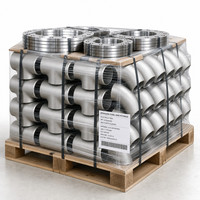 Raccords de tuyauterie en acier duplex 2205 résistant à la corrosion pour applications marines et offshore ASTM A815, coude à 90 degrés, collier de soudure, raccord réducteur en T