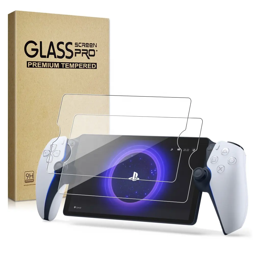 소니 PS5 PlayStation 포털 화면 보호기 8 인치 용 2 팩 & 3 팩 강화 유리