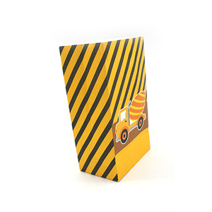 En gros personnalisé recyclé à fond carré de conception kraft blanc sac en papier alimentaire avec - Product Image 1