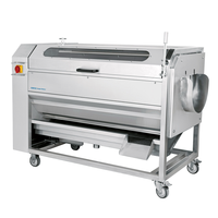 Machine à éplucher les oignons automatique commerciale Machine à éplucher les pommes de terre manioc manioc en acier inoxydable