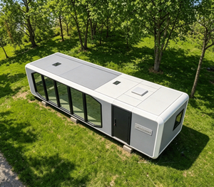 Casa Móvil Tipo Cabaña Apple, Hotel, Oficina, Espacio Panorámico, Moderna, Rectangular, de Acero Galvanizado, para Actividades al Aire Libre - Product Image 4
