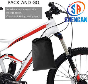 Housse de <span class=keywords><strong>Protection</strong></span> pour vélo, couverture en Nylon 190T, robuste, étanche et anti-poussière, <span class=keywords><strong>Protection</strong></span> contre les UV, pour vélo de montagne et de route - Product Image 5