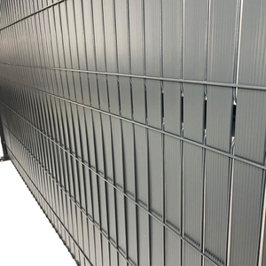 Valla 3D, Divisor de Espacios, Reja de Alambre, Listones <span class=keywords><strong>para</strong></span> Casa, Pantalla de Privacidad, Celosía de Hierro con Malla Metálica de Acero y Plástico <span class=keywords><strong>para</strong></span> Jardín - Product Image 3