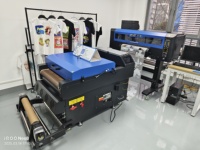Impresora DTF de 2 cabezales I3200, máquina de impresión por transferencia de calor, impresora de prendas, impresora DTF comercial para impresión en algodón para tiendas de camisetas