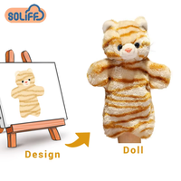 Jouet en peluche personnalisé à faible MOQ avec rembourrage en coton PP, design d'animal en peluche, poupée anime 11-30cm, unisexe, fournisseur OEM avec logo