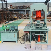 Machine à briques de pavage en ciment à longue durée de vie, machine hydraulique à blocs emboîtables en forme de champignon, machine à fabriquer des briques en sable et plastique