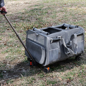 2025 कारखाने थोक लक्जरी डिजाइनर पालतू कुत्ते बिल्ली बैग व्हील पर यात्रा - Product Image 4