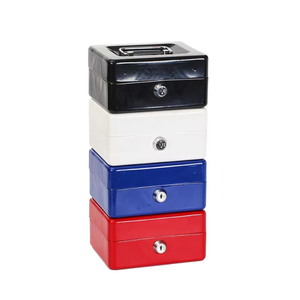 <strong>Small</strong> Combination Lock Security <strong>Box</strong> with Handle <strong>Lockable</strong> Metal Safe for Cash Jewelry Documents - Product Image 2