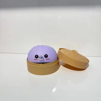 Jouet anti-stress mignon en forme de boulette de bao bao soufflante, extensible et compressible, pour enfants et adultes, idéal pour la fête