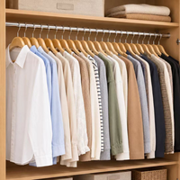 ZERUN – Présentoir double niveau en fonte blanc moderne multifonctionnel avec pinces brillantes pour vêtements et sous-vêtements, idéal pour les magasins de prêt-à-porter
