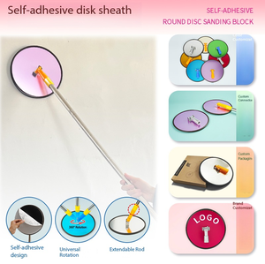 Support flexible pour papier abrasif circulaire pour ponceuse à <span class=keywords><strong>disque</strong></span> murale et de plafond - Product Image 2