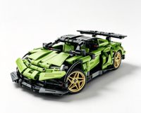 Bloques de Construcción de Superauto RC Programable por APP, Control Dual 2.4G, Coche de Carreras con Codificación Remota, Juguete Educativo STEM de Ensamblaje DIY