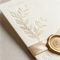 Invitations de mariage et d'anniversaire luxueuses, personnalisables, en carton de luxe, style artistique, imprimées en usine, livrets en papier à couverture rigide