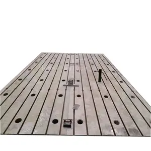 La placa dobladora de plataforma de hierro fundido con ranura en T se puede utilizar como placa de soporte de Máquina Herramienta