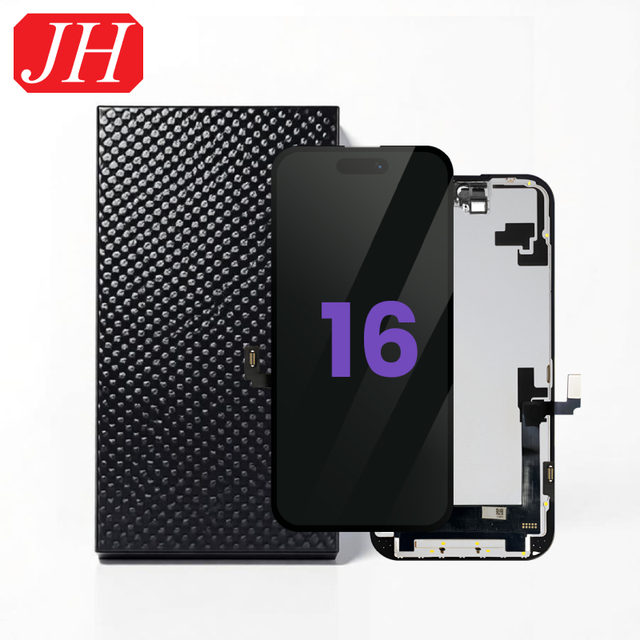 JH OEM Wholesale FHD LCD Touch Screen Assembly For IP 16 Replacement Display Mobile Phone Repair Parts