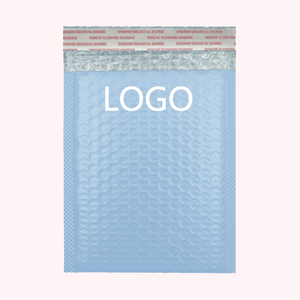 Sac d'expédition en film co-extrudé bleu lait, à bulles, épaissi, en mousse, imperméable et antichoc, vente en gros d'usine, 15x20+4 - Product Image 1