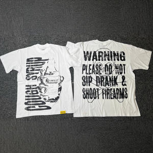 Camiseta Vintage para Hombre, 100% Algodón, Estampado Informal, Ecológica, de Secado Rápido, Transpirable, Ajuste Holgado, Servicio OEM - Product Image 4