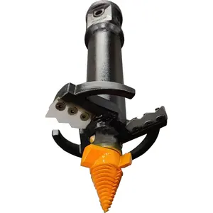 Hydraulic skid steer stump grinder /root stump remover with grinder teeth