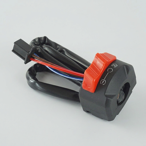 Accessoires de modification pour motos et véhicules électriques : Démarreur 22MM avec interrupteur d'arrêt universel - Product Image 3