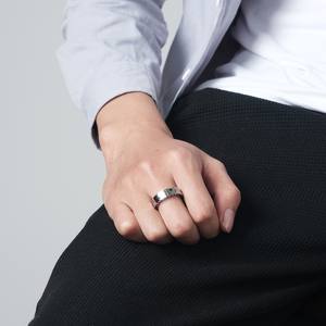 Star And Smiley Face Titanium Steel <b>Rings</b> 4mm 6mm Unisex Couple Jewelry Gift Fashion <b>Rings</b> - Product Image 4