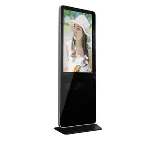 32 Inch Verticale Vloerstaande Video Media Ad Speler Multi Touch Screen Kiosk Alles In Een Pc