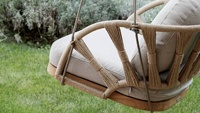Chaise oscillante de haute qualité intérieur debout balançoire pour tout-petits grande capacité de chargement chaise hamac en bois de bambou