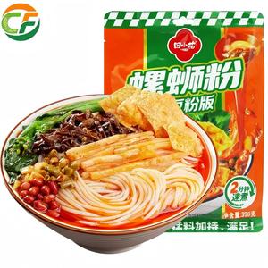 Nouilles Tian Xiaohua Luosifen aux escargots de rivière, version amidon de pomme de terre, 0% de matières grasses, instantanées, faites à la main, 8 garnitures, extra piquantes, parfumées - Product Image 1