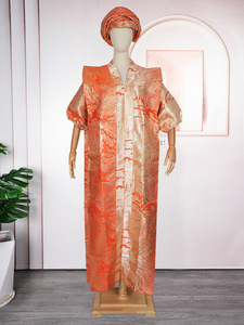 Jacquard satén <span class=keywords><strong>tela</strong></span> <span class=keywords><strong>africana</strong></span> Kaftan <span class=keywords><strong>vestidos</strong></span> tradicional Boubou vestido Turquía <span class=keywords><strong>vestidos</strong></span> para africano - Product Image 5