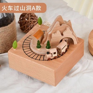 Mini caja <span class=keywords><strong>musical</strong></span> giratoria <span class=keywords><strong>de</strong></span> madera personalizada al por mayor para regalo <span class=keywords><strong>de</strong></span> cumpleaños cajas <span class=keywords><strong>de</strong></span> música automáticas - Product Image 6