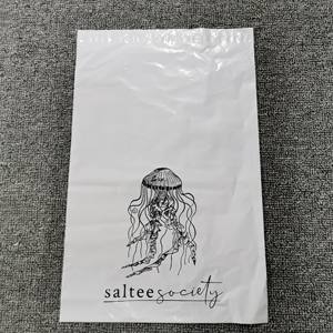 Sacchetti postali MOQ bassi personalizzati pacchetto <span class=keywords><strong>postale</strong></span> in polietilene per abbigliamento con logo opaco nero - Product Image 2