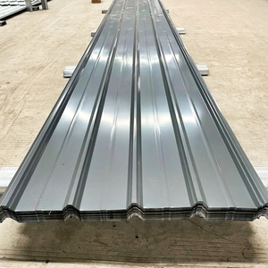 Revêtement de toiture et de paroi d'entrepôt industriel, panneau ondulé galvanisé, tôle de toiture en acier galvanisé prépeint - Product Image 6