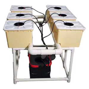 Système hydroponique à 6 seaux hollandais pour la culture de semis, adapté <span class=keywords><strong>au</strong></span> jardinage sur balcon et à la culture sans terre à domicile - Product Image 2